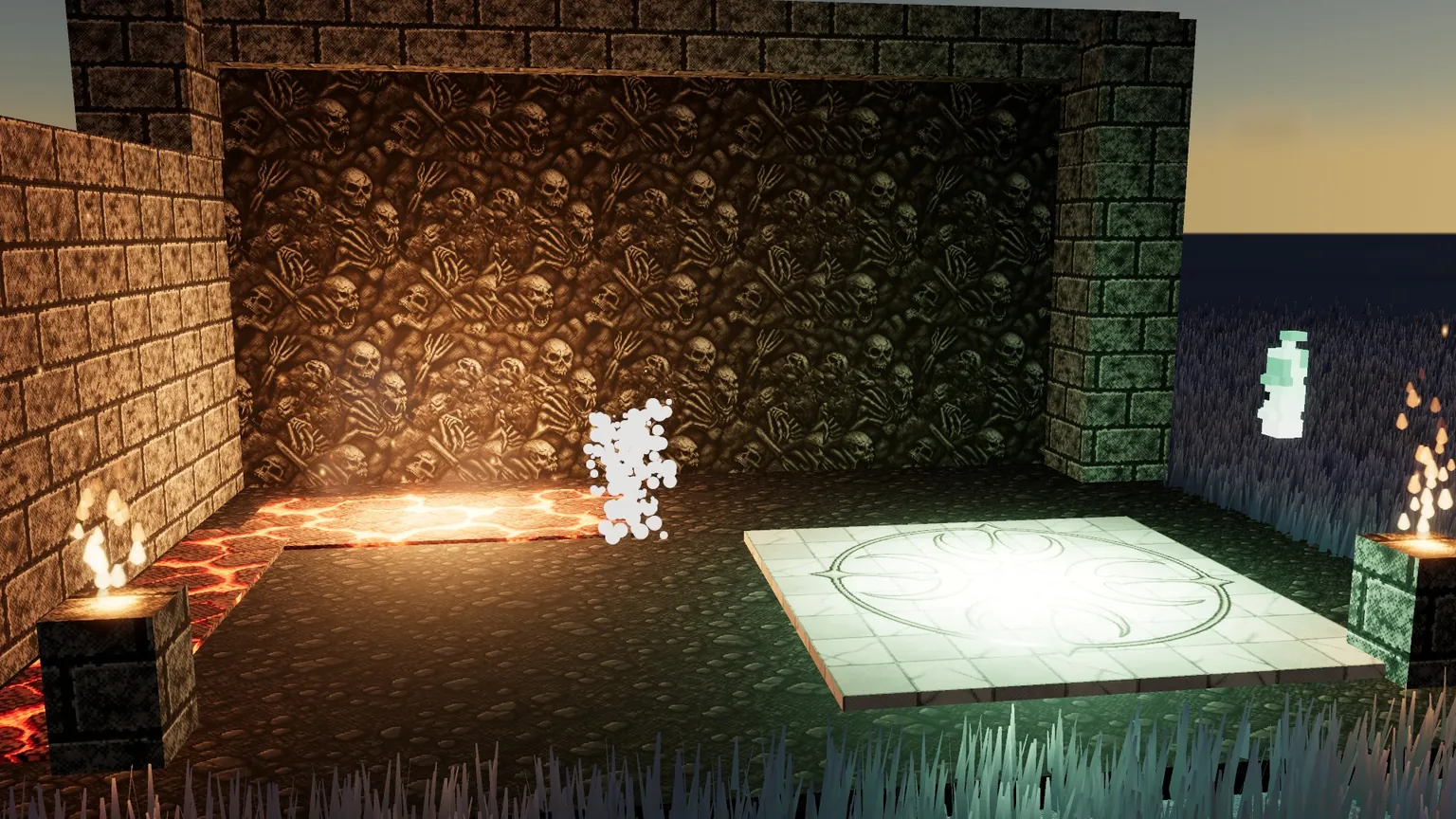 Pixel Halloween Crypt