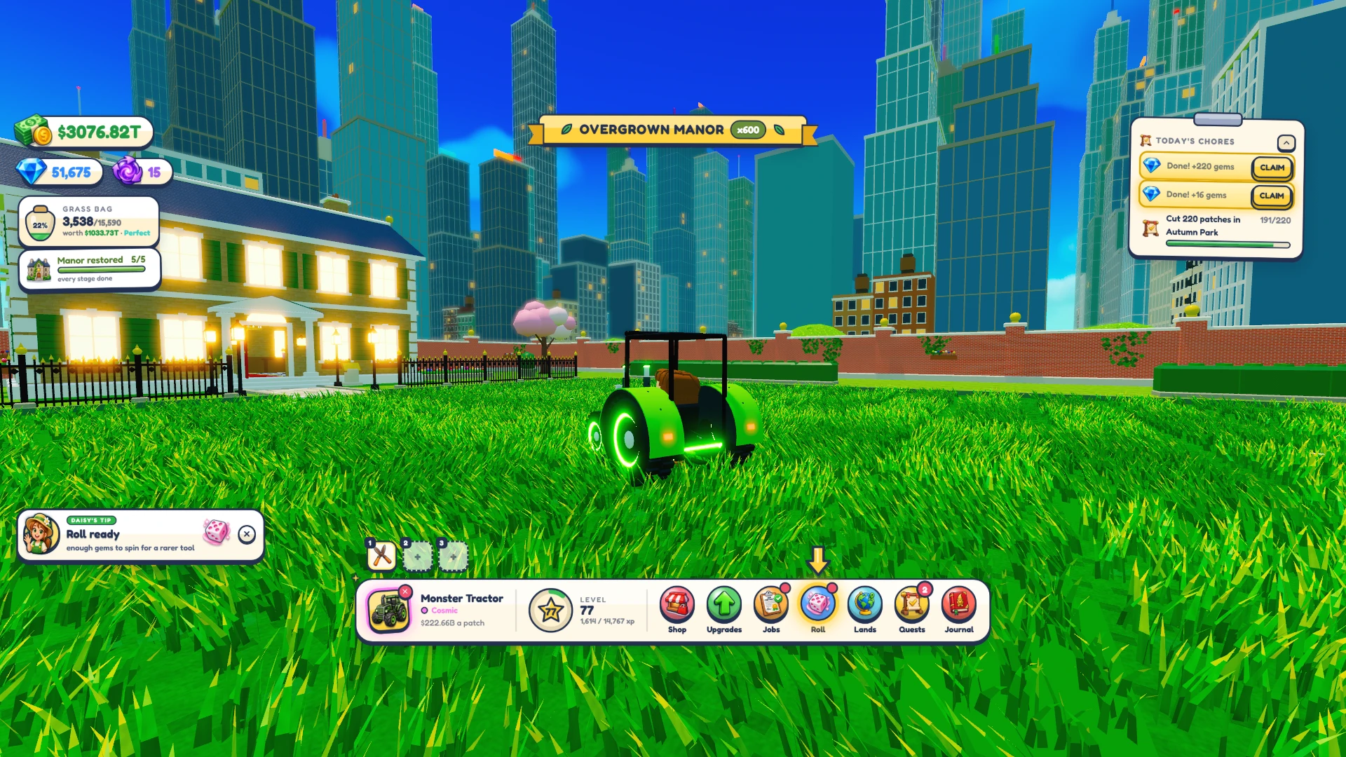 Cut Grass Simulator: a moment in the game (1 of 1)