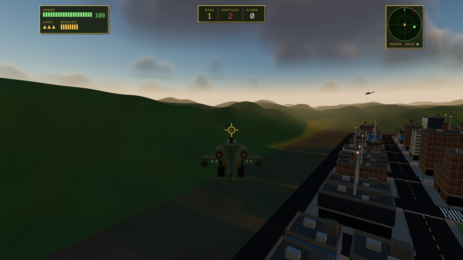 Gunship: City Siege: a moment in the game (1 of 1)
