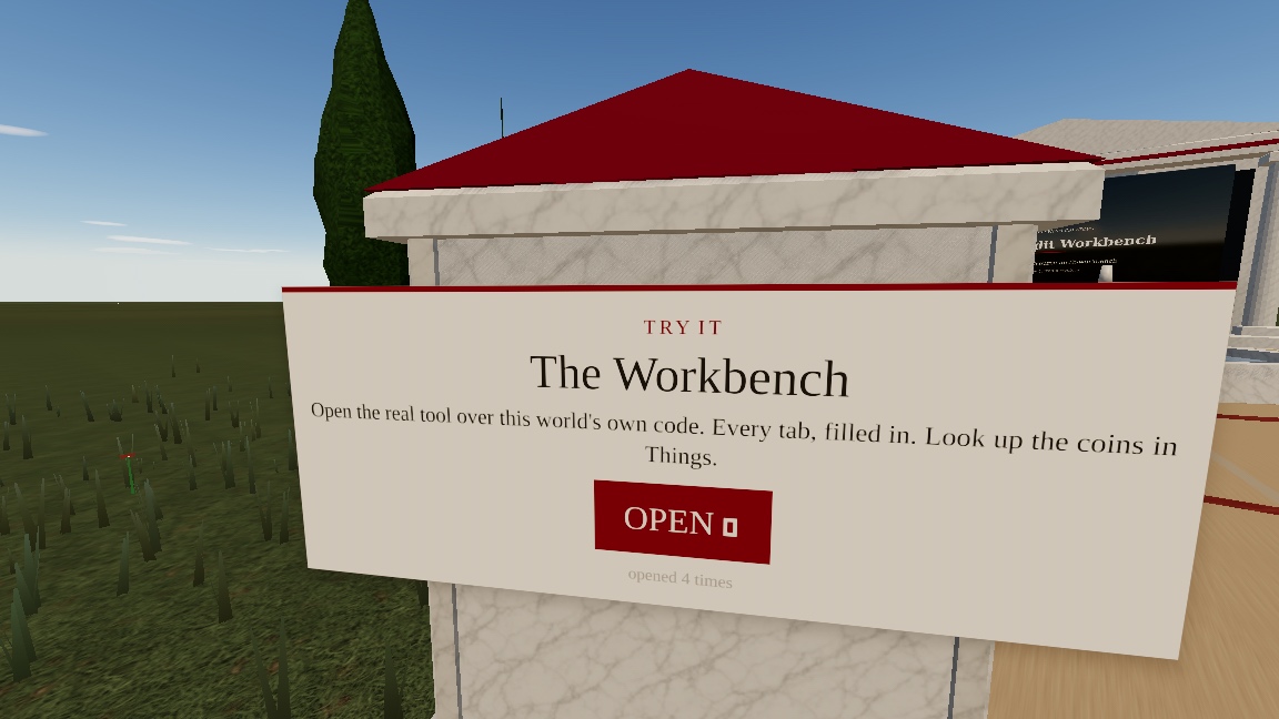 Source Audit Workbench: a moment in the game (2 of 4)