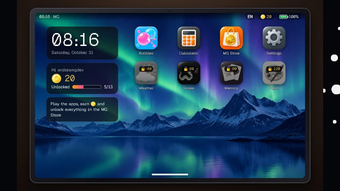 MG Tablet Simulator: a moment in the game (1 of 1)