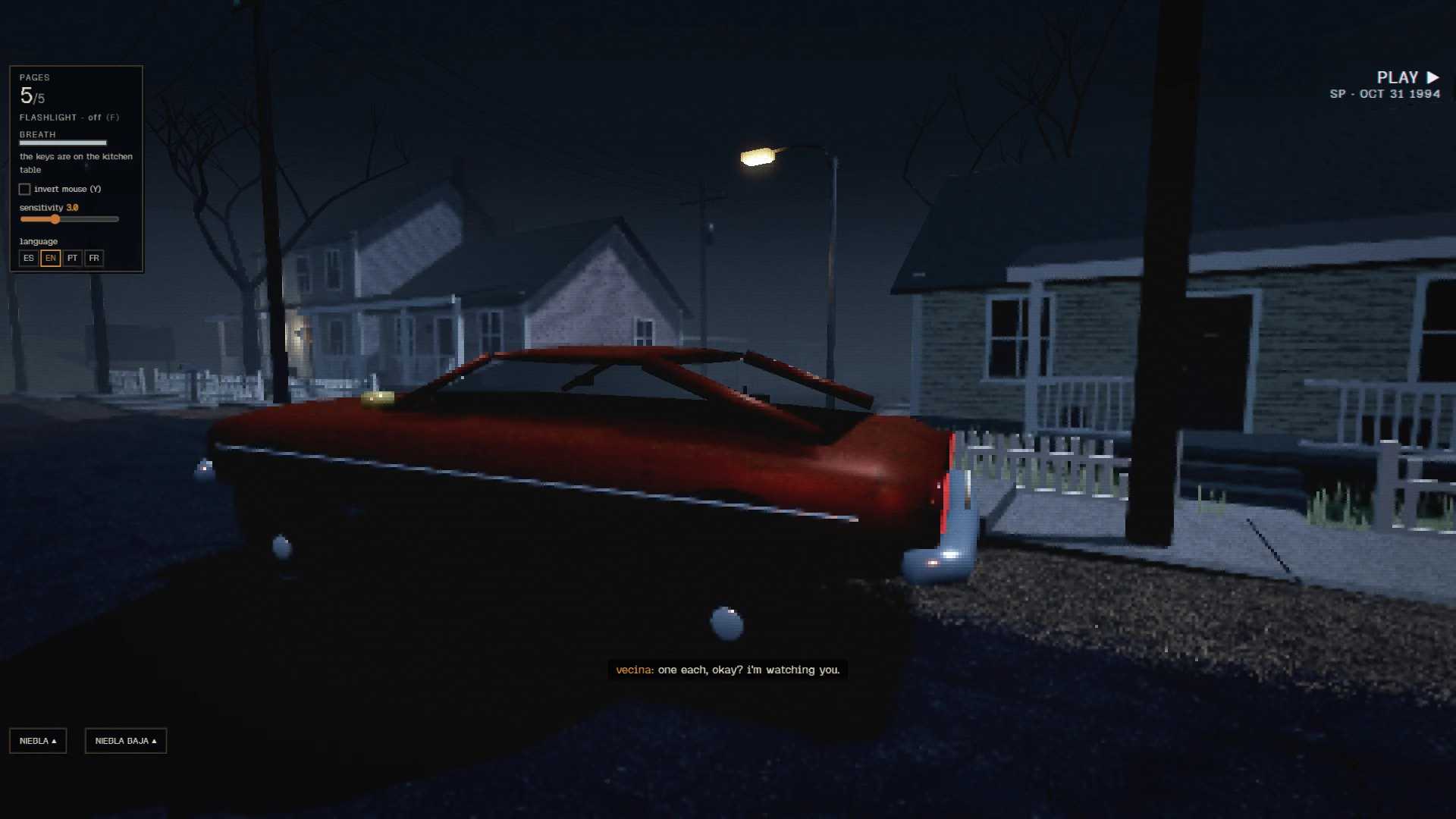 Noseque Town: a moment in the game (1 of 4)
