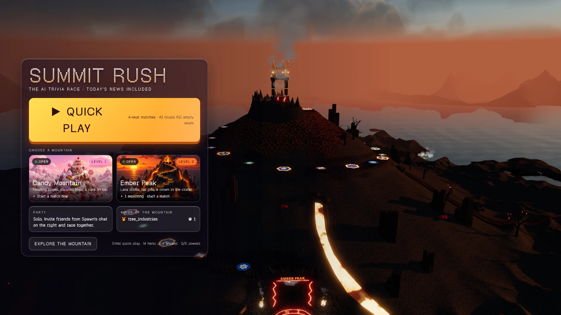 Summit Rush: a moment in the game (1 of 2)