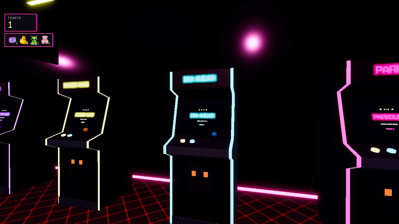 Neon Arcade: a moment in the game (1 of 1)