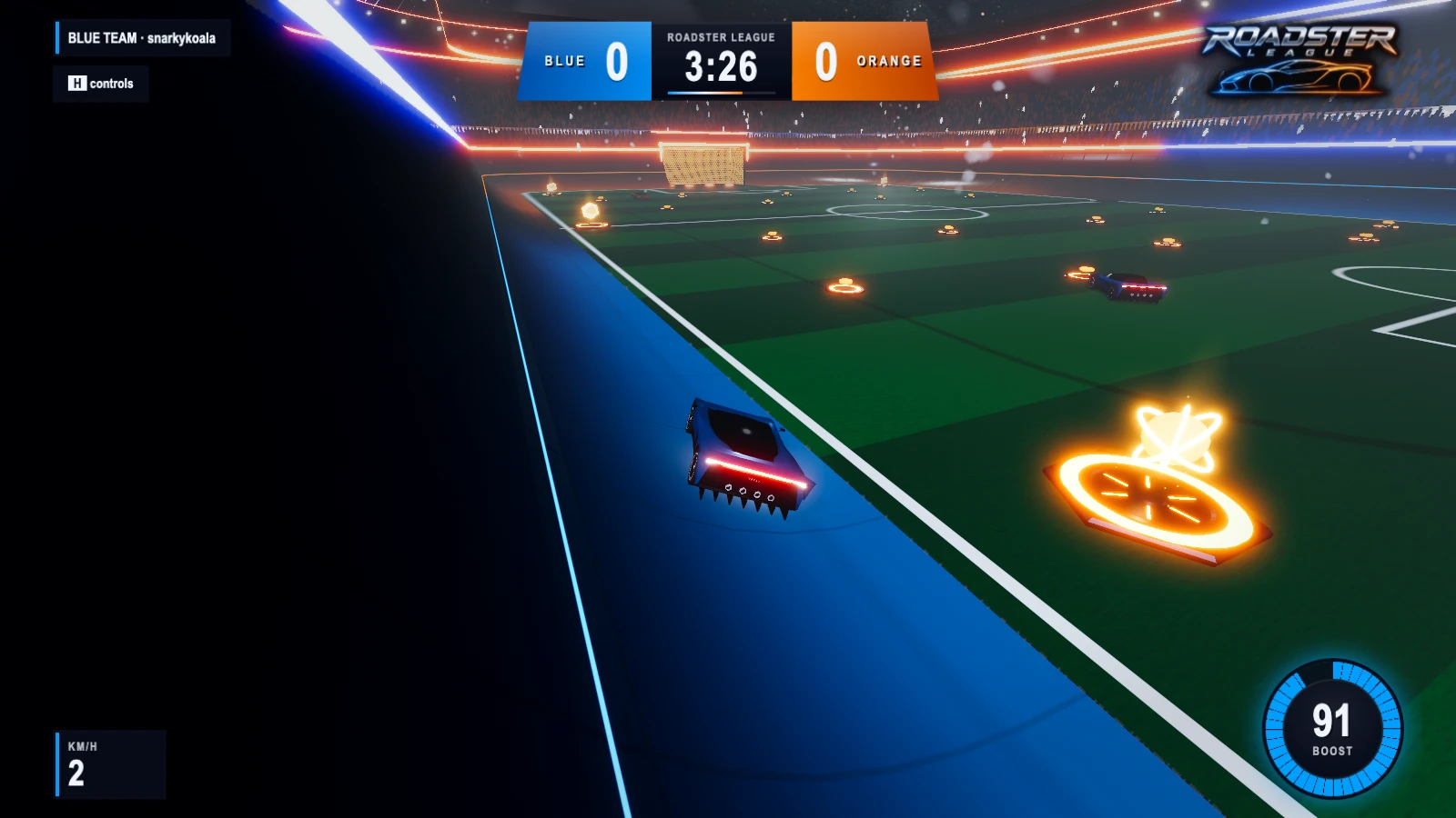 Roadster League: a moment in the game (1 of 1)