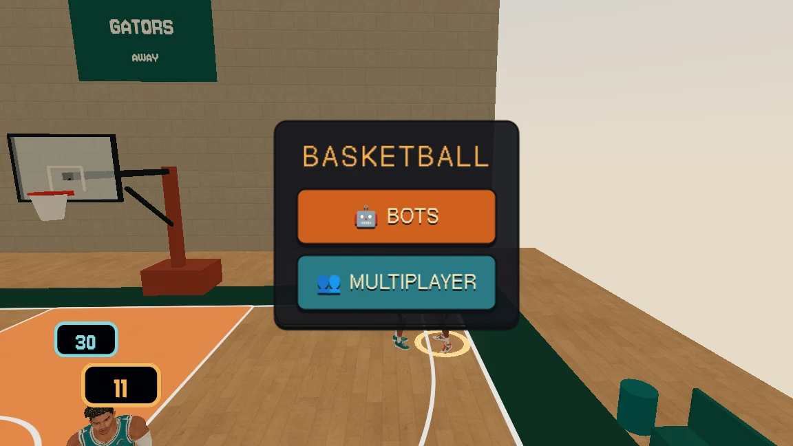 Basketball: a moment in the game (1 of 3)