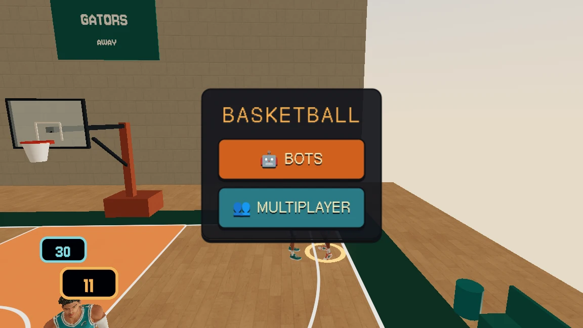 Basketball: a moment in the game (2 of 3)