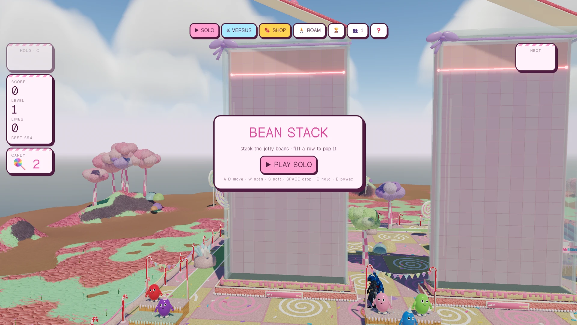Bean Stack: a moment in the game (1 of 5)