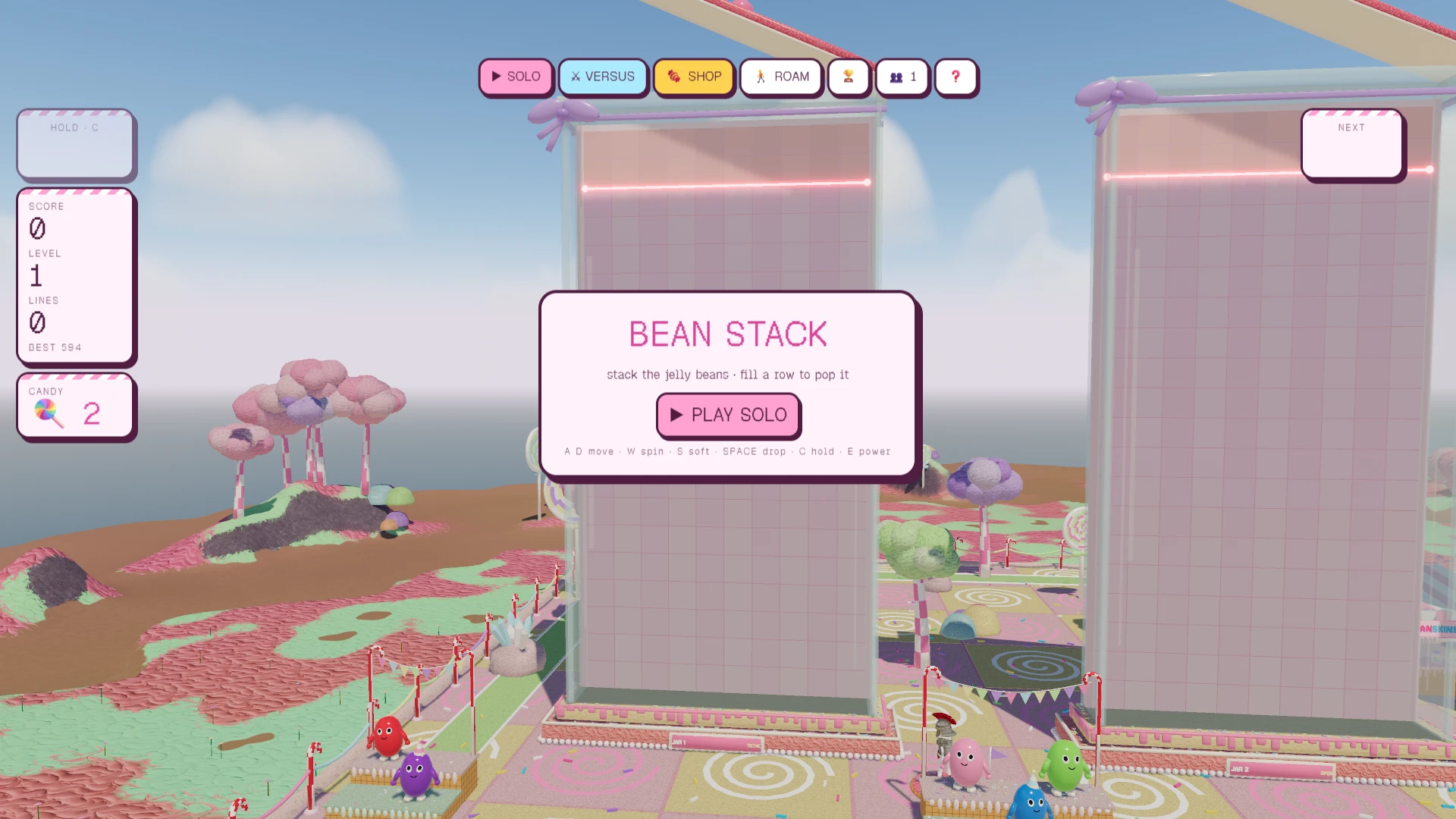 Bean Stack: a moment in the game (3 of 4)