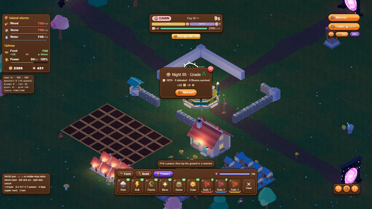 Neko Harbor & Battle Blooms: a moment in the game (2 of 8)