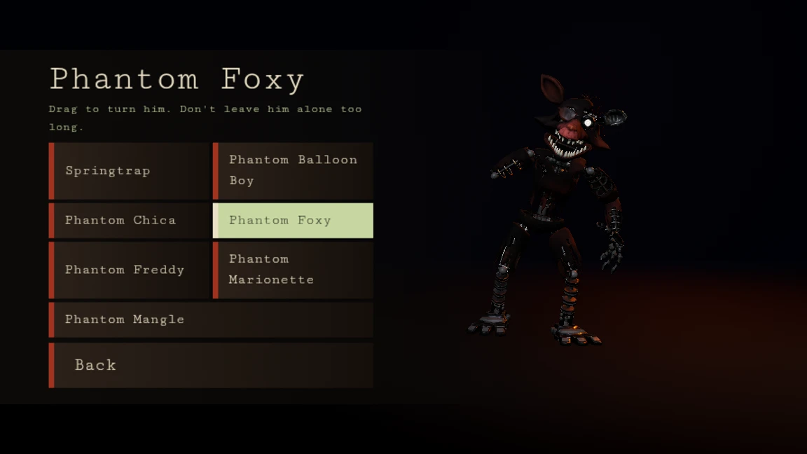 FNAF 3: Night 1: a moment in the game (1 of 1)