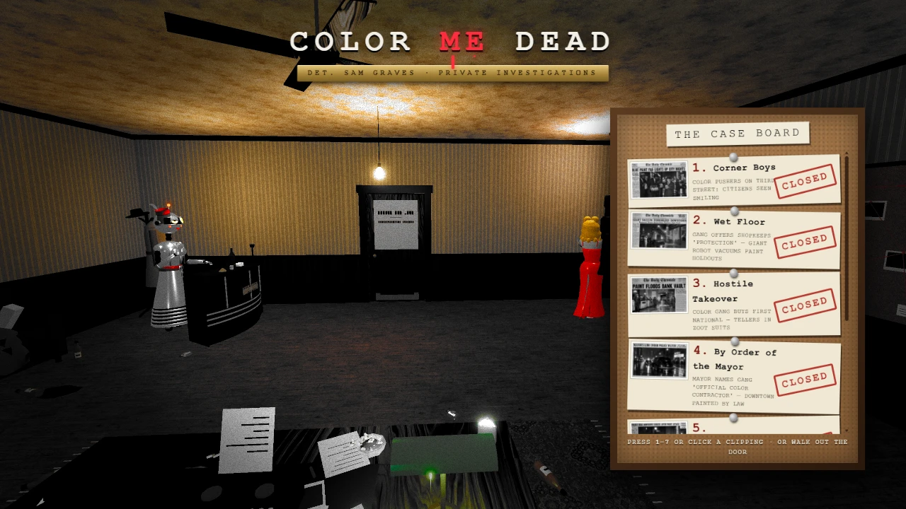 Color Me Dead: a moment in the game (1 of 1)