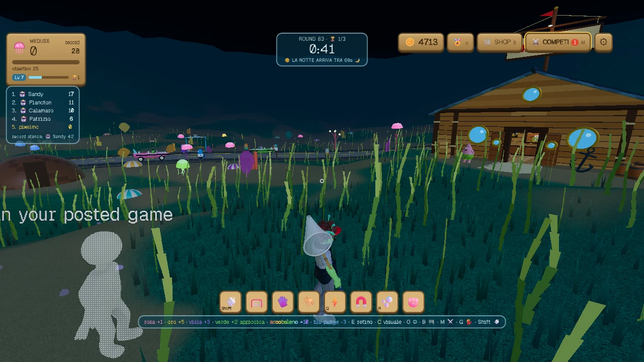 CACCIA DI MEDUSE MULTIPLAYER: a moment in the game (4 of 4)