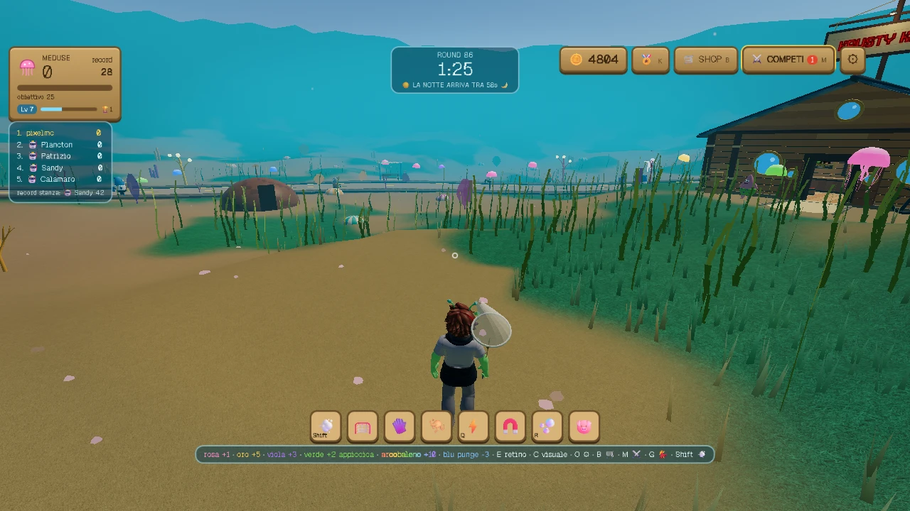 CACCIA DI MEDUSE MULTIPLAYER: a moment in the game (1 of 4)