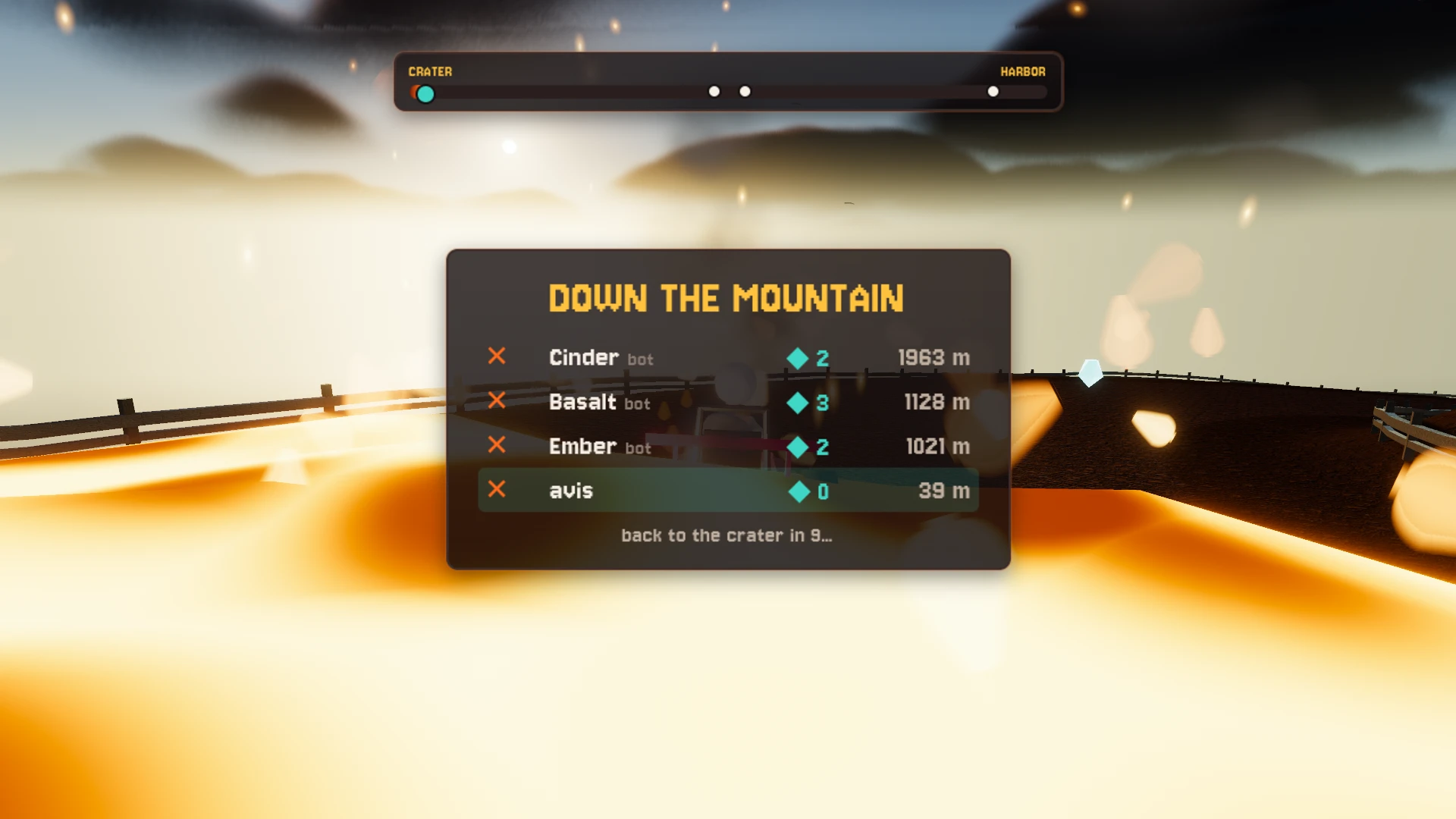 Lava Rush: a moment in the game (1 of 1)