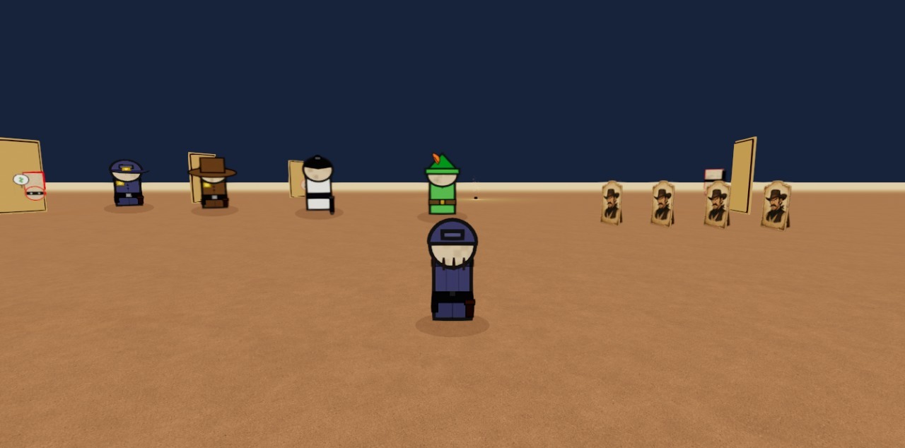 Cardboard Cop: a moment in the game (3 of 8)