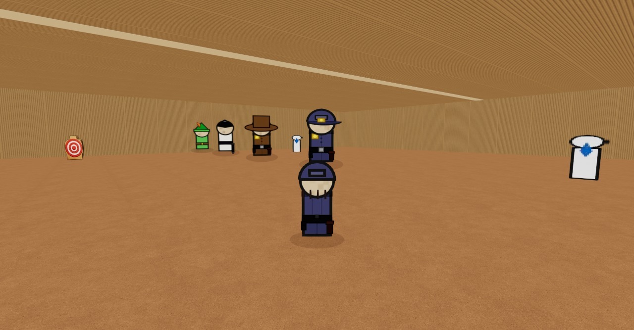 Cardboard Cop: a moment in the game (2 of 8)
