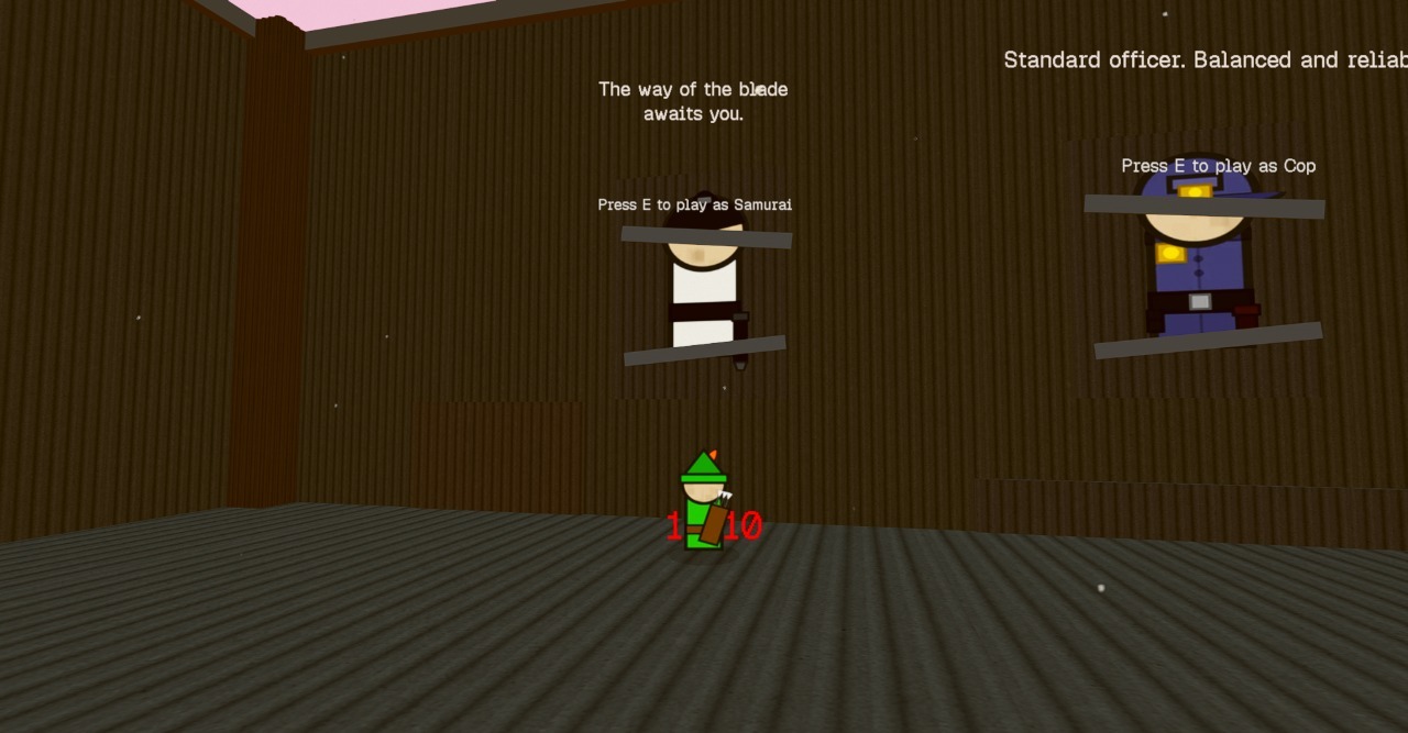 Cardboard Cop: a moment in the game (1 of 8)