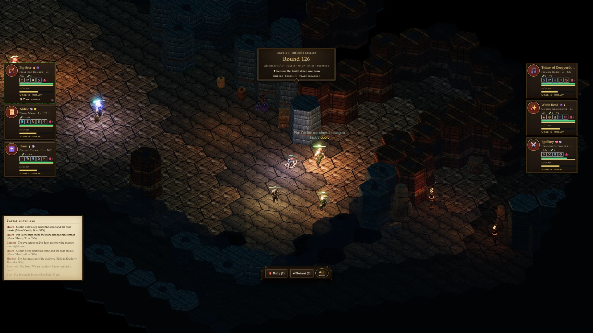 The Naughty's trolls Delve: a moment in the game (2 of 2)