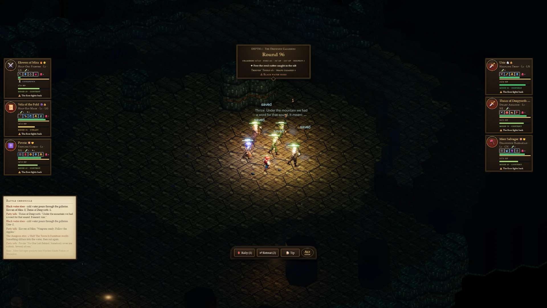 The Naughty's trolls Delve: a moment in the game (1 of 2)