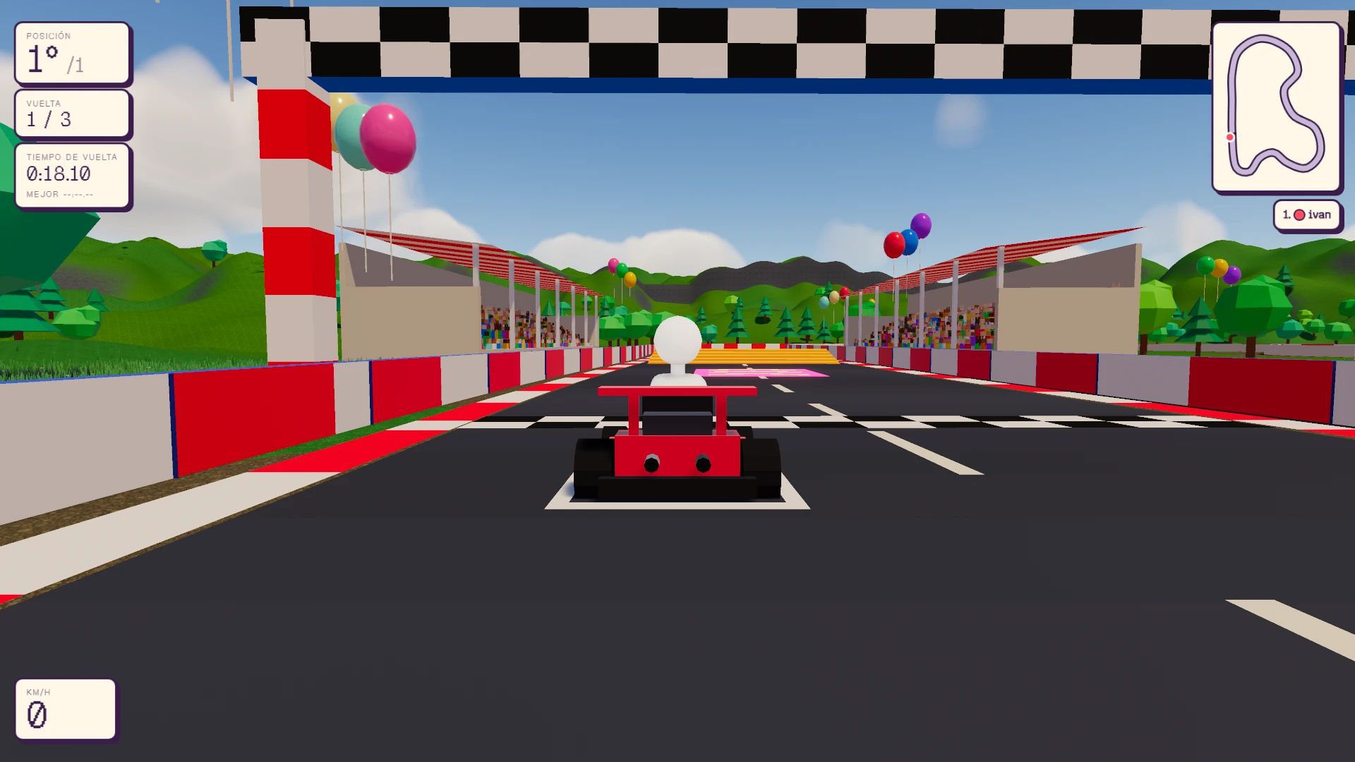 Kart Fiesta: a moment in the game (1 of 1)