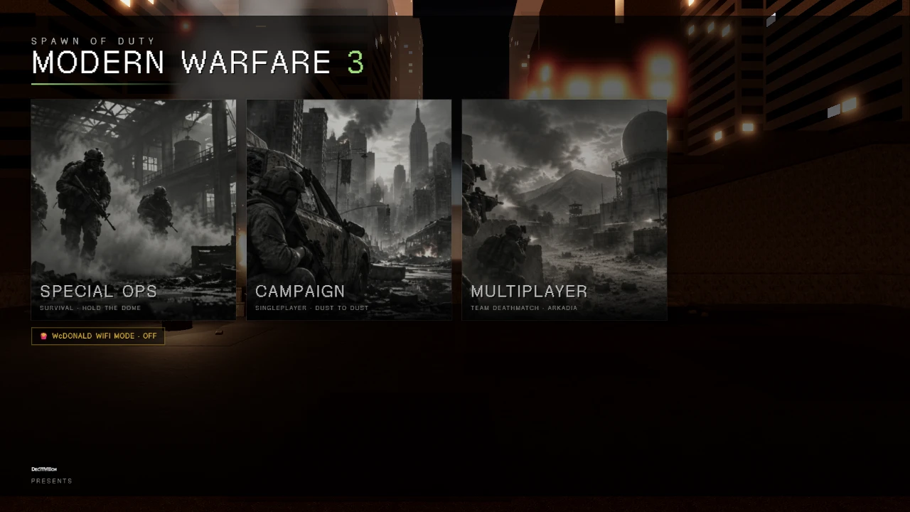 Spawn of Duty: Modern Warfare 3: a moment in the game (1 of 1)