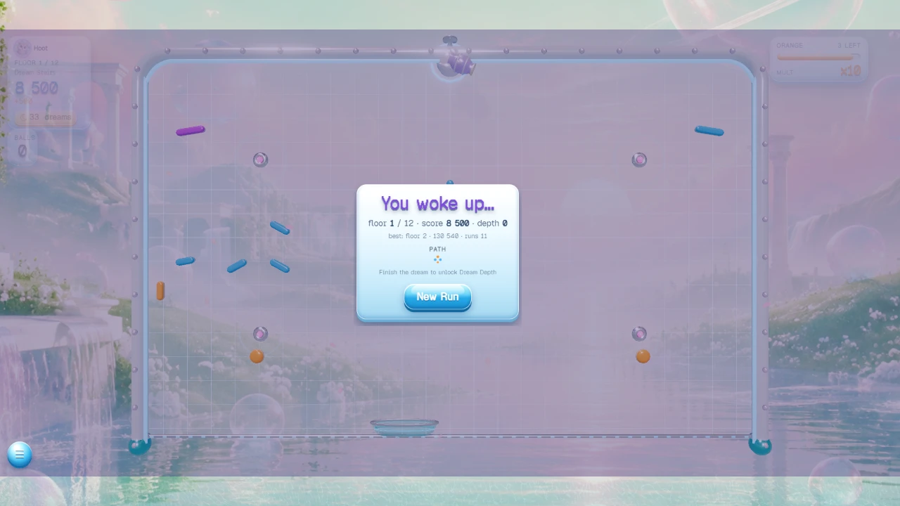 Dream Peggle: a moment in the game (3 of 3)
