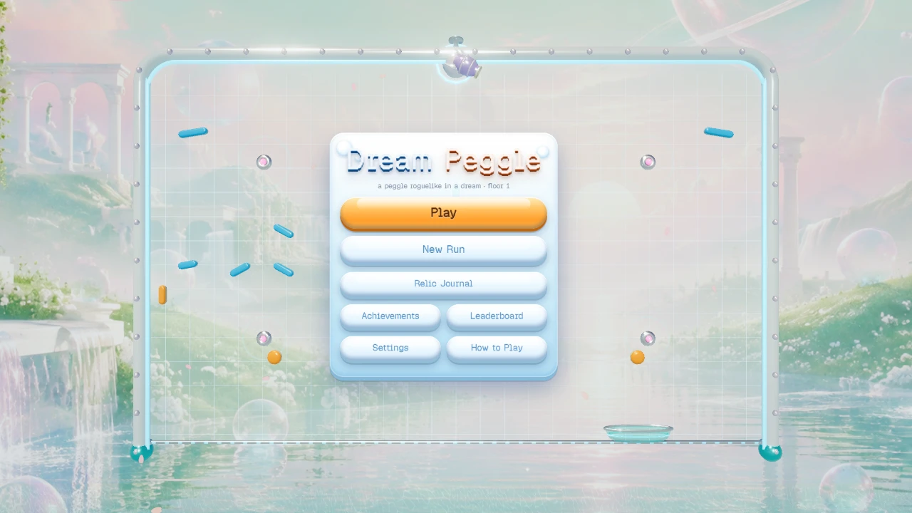 Dream Peggle: a moment in the game (1 of 3)