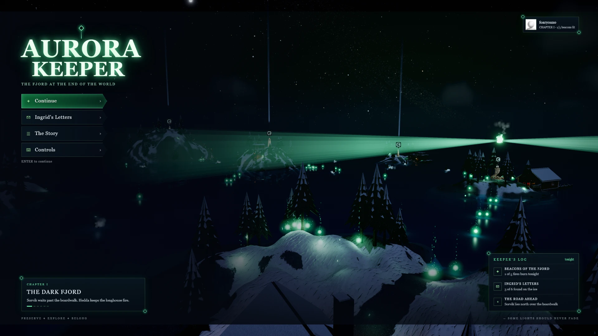 Aurora Keeper: a moment in the game (1 of 2)