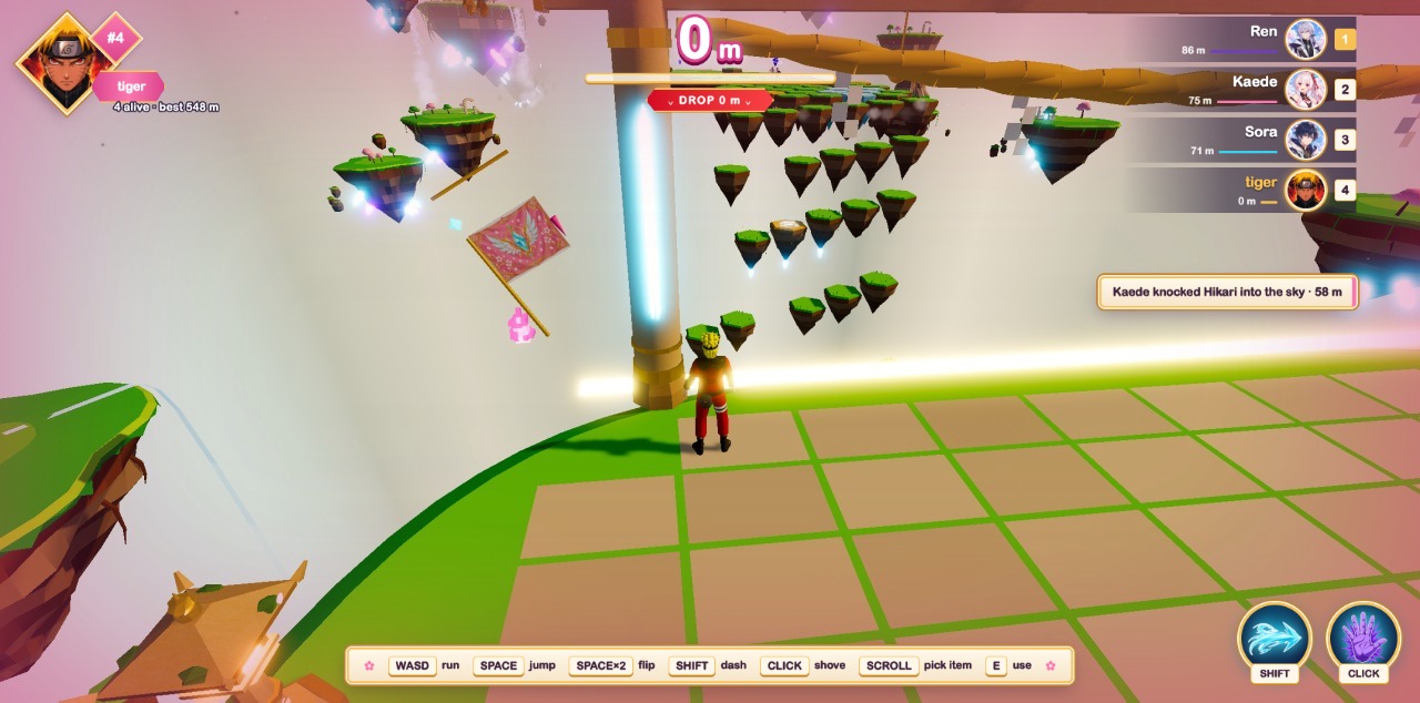 Skyfall Rush: a moment in the game (4 of 4)