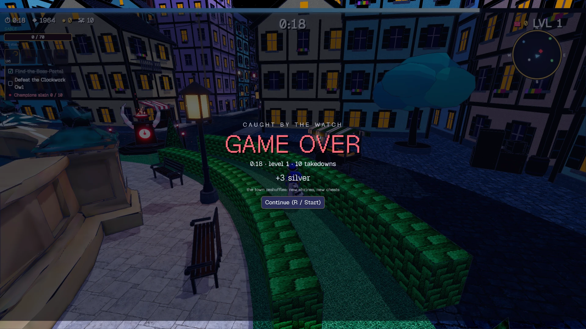 Clockwork Rogue: a moment in the game (5 of 5)