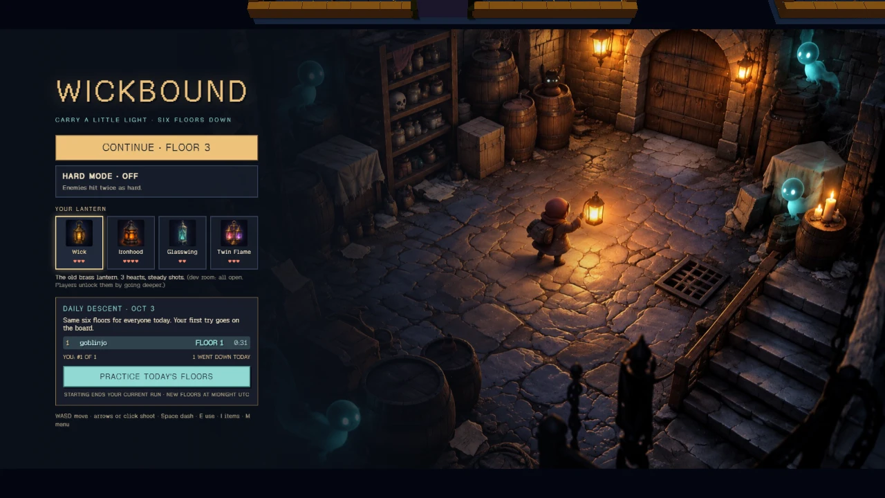 Wickbound: a moment in the game (1 of 2)