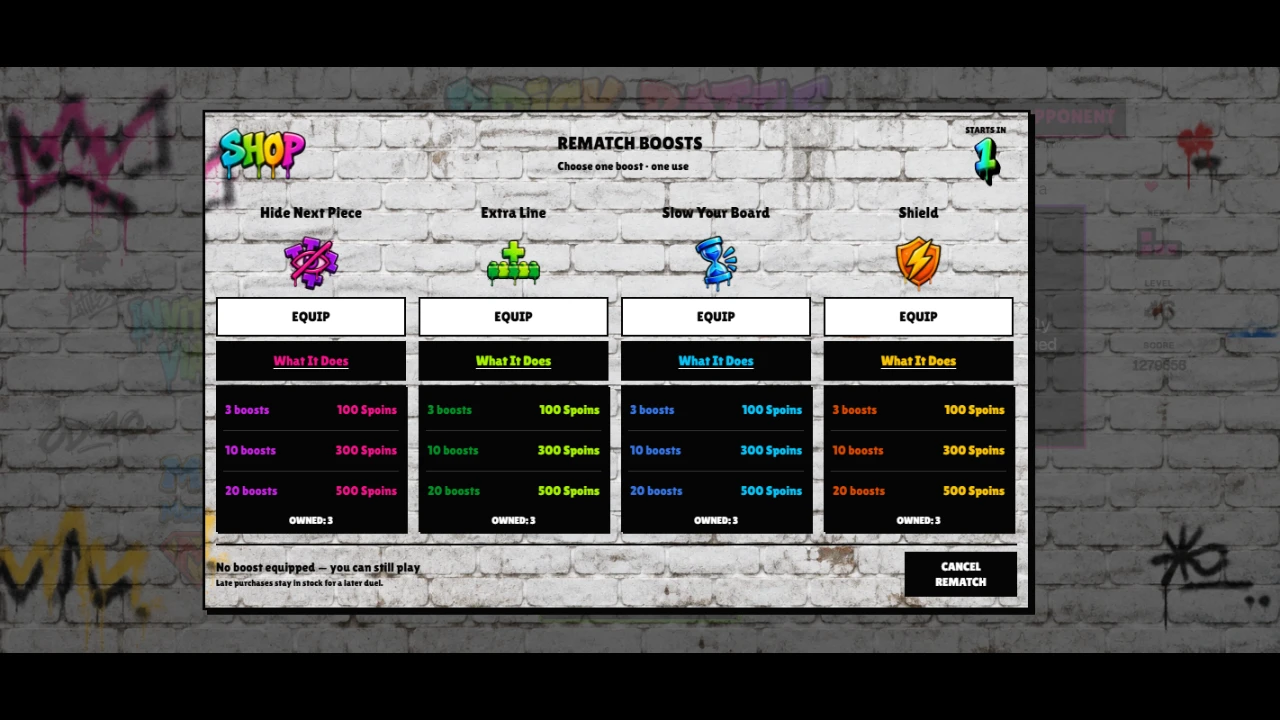 Brick Battle: a moment in the game (2 of 2)