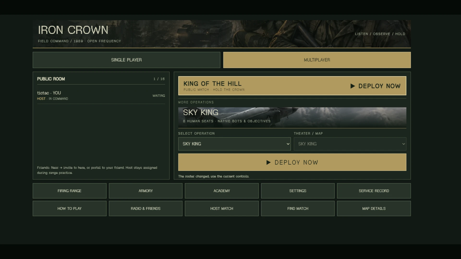 IRON CROWN: a moment in the game (1 of 2)