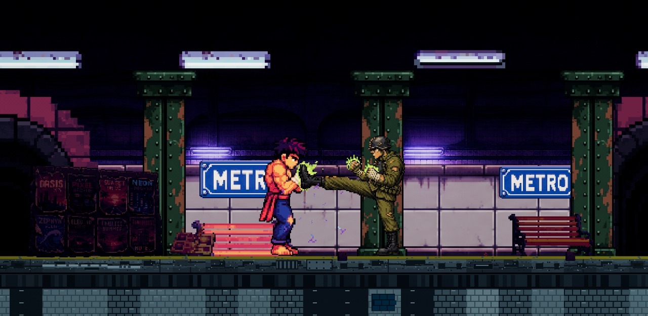 SUNSET FIST: a moment in the game (1 of 1)