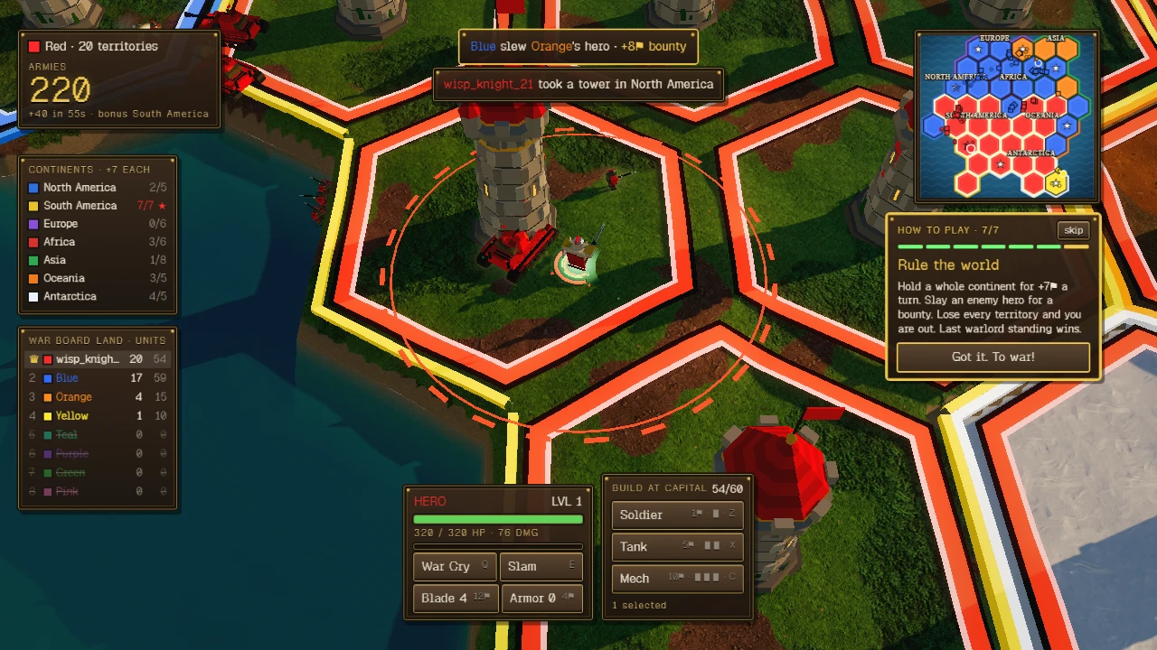 Warlords of the Seven: a moment in the game (1 of 2)