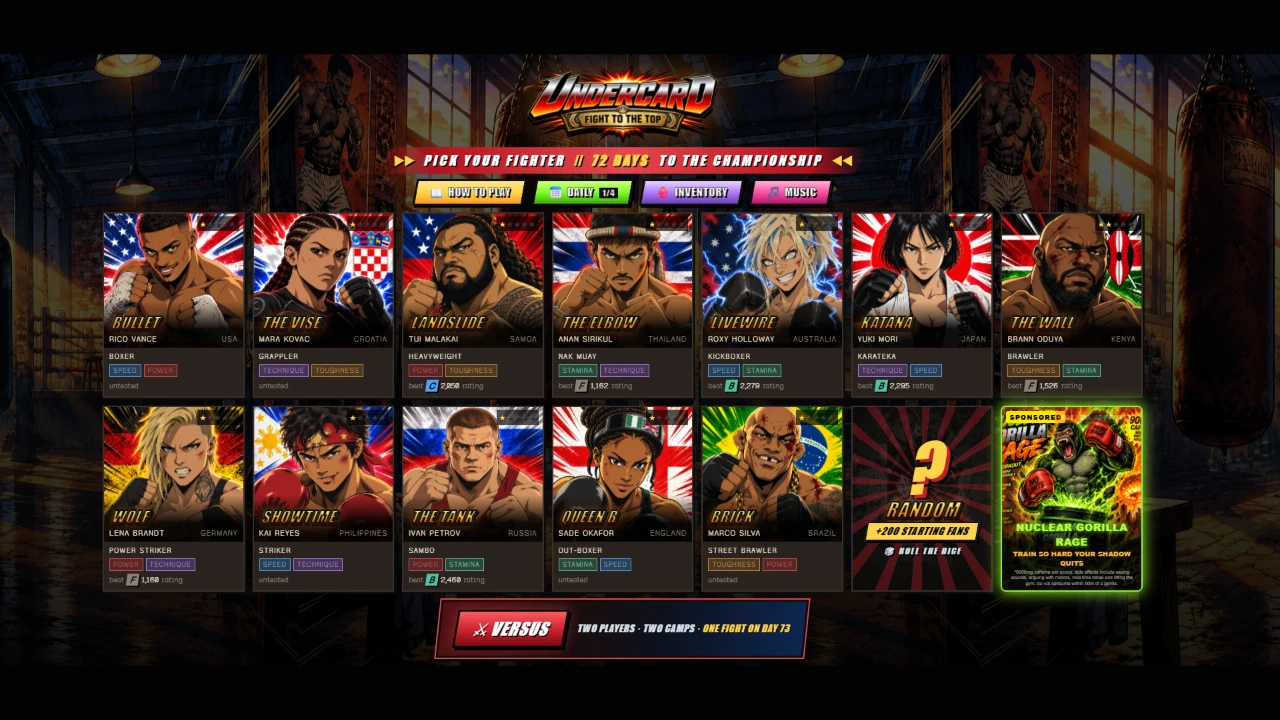 UNDERCARD — Fight to the Top: a moment in the game (1 of 2)