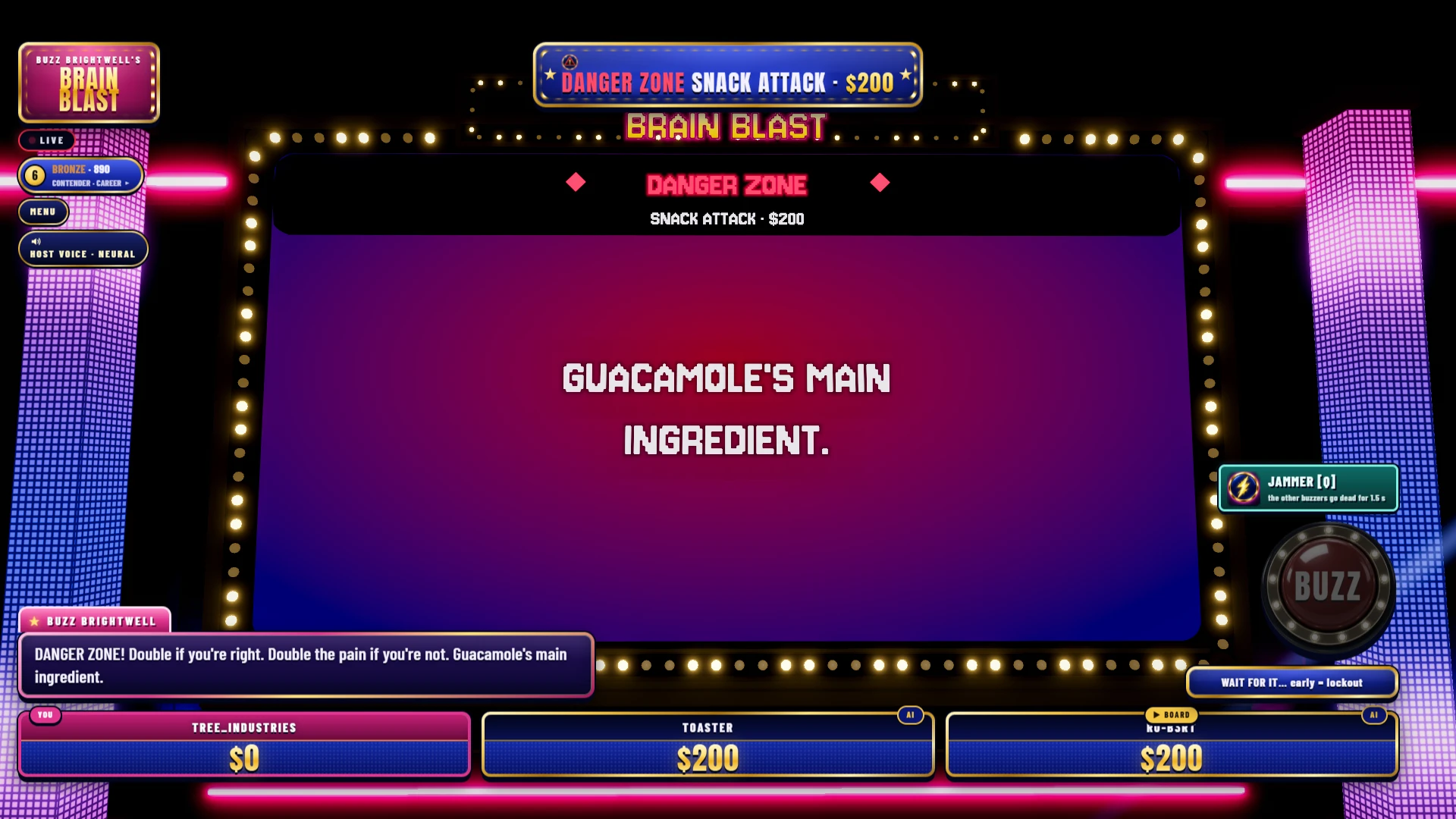 Brain Blast: a moment in the game (2 of 8)