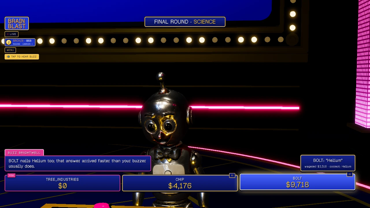 Brain Blast: a moment in the game (7 of 8)