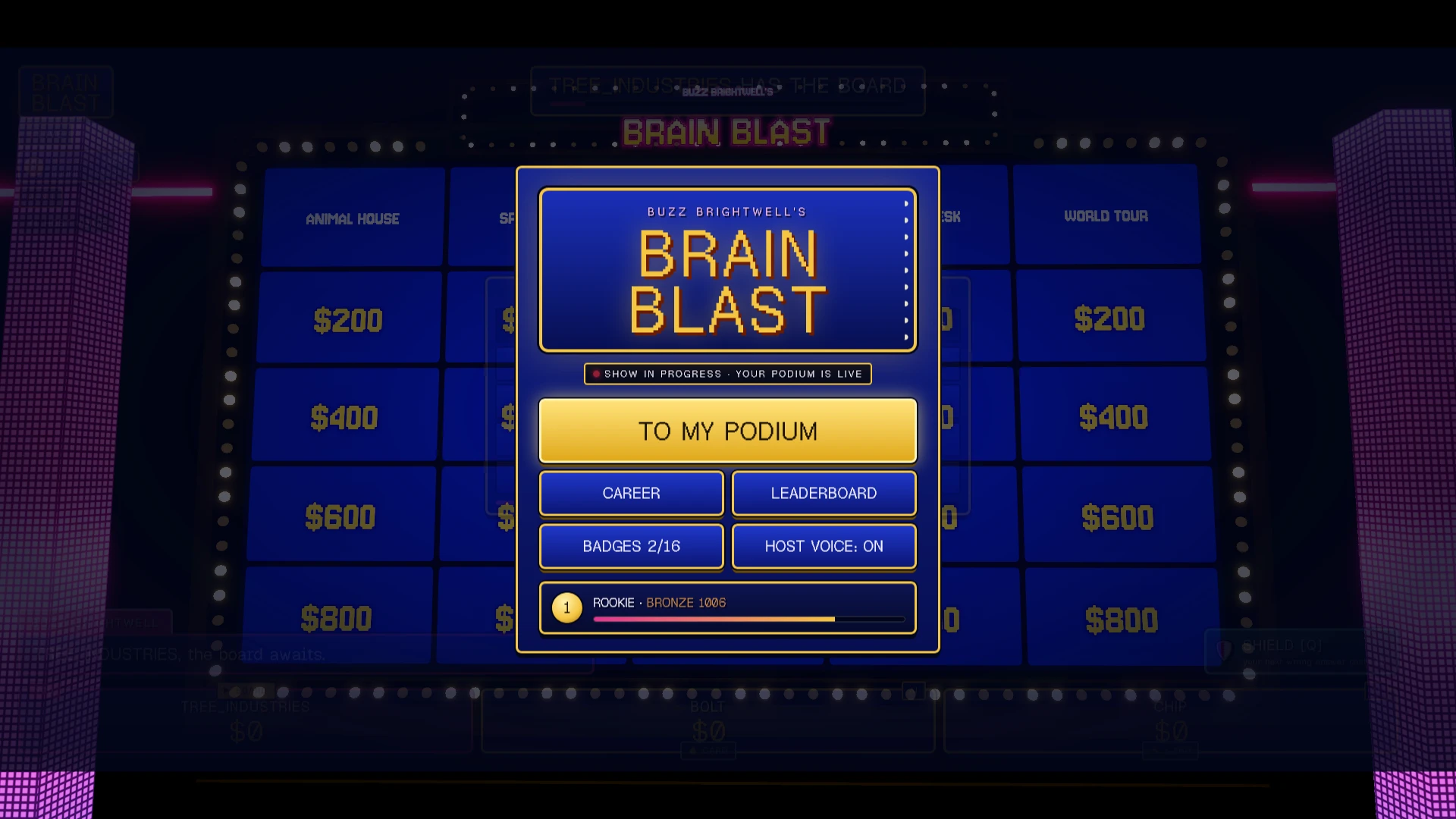 Brain Blast: a moment in the game (1 of 3)