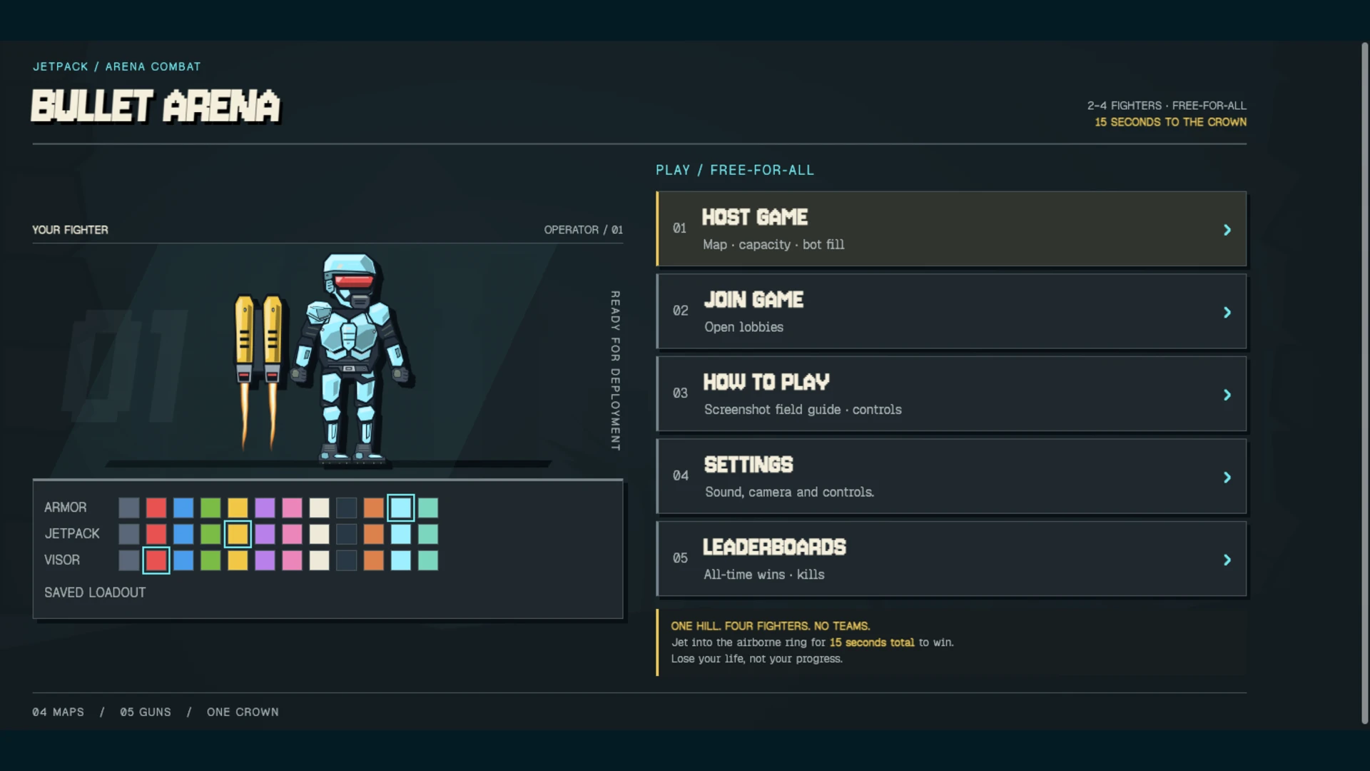 Bullet Arena: a moment in the game (1 of 3)