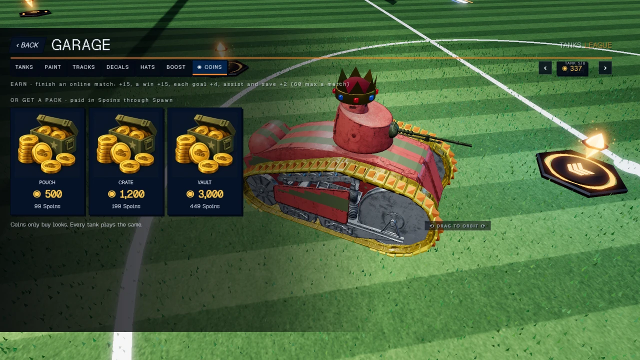 TANKS LEAGUE: a moment in the game (1 of 1)