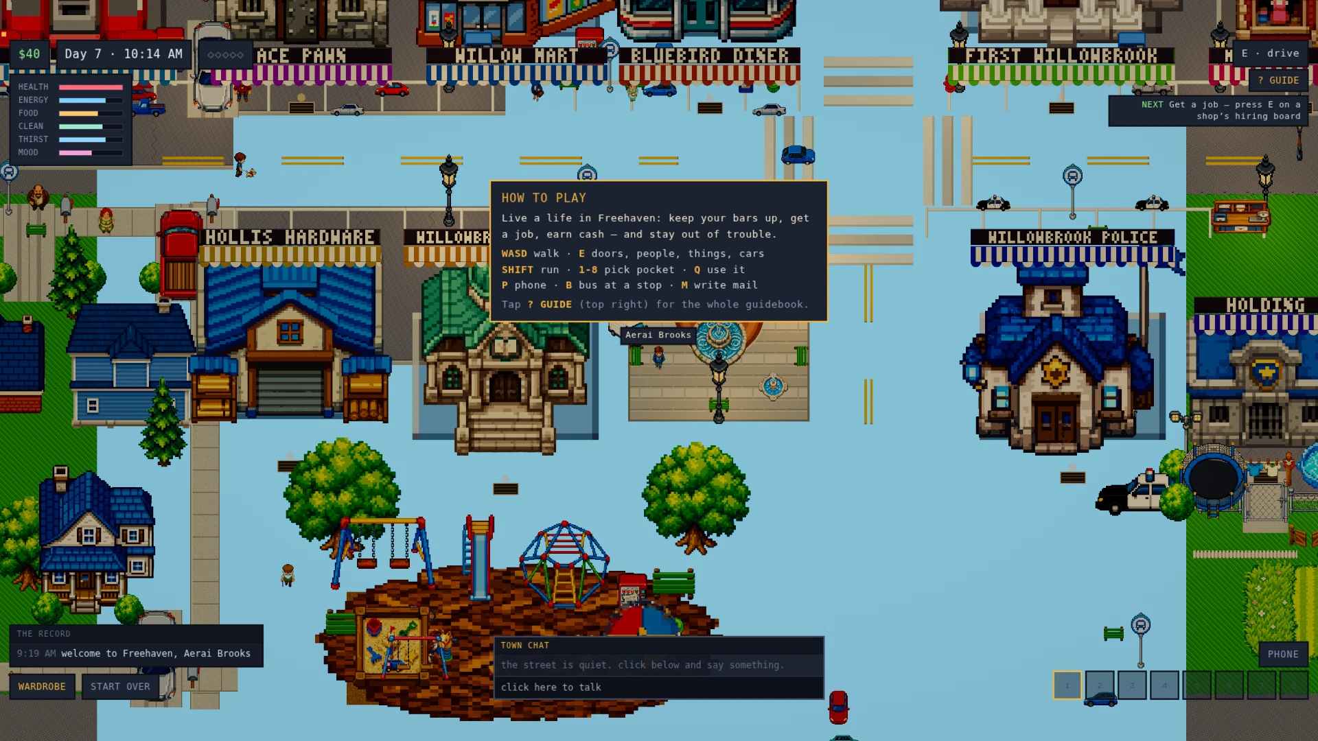 Freehaven: a moment in the game (3 of 5)
