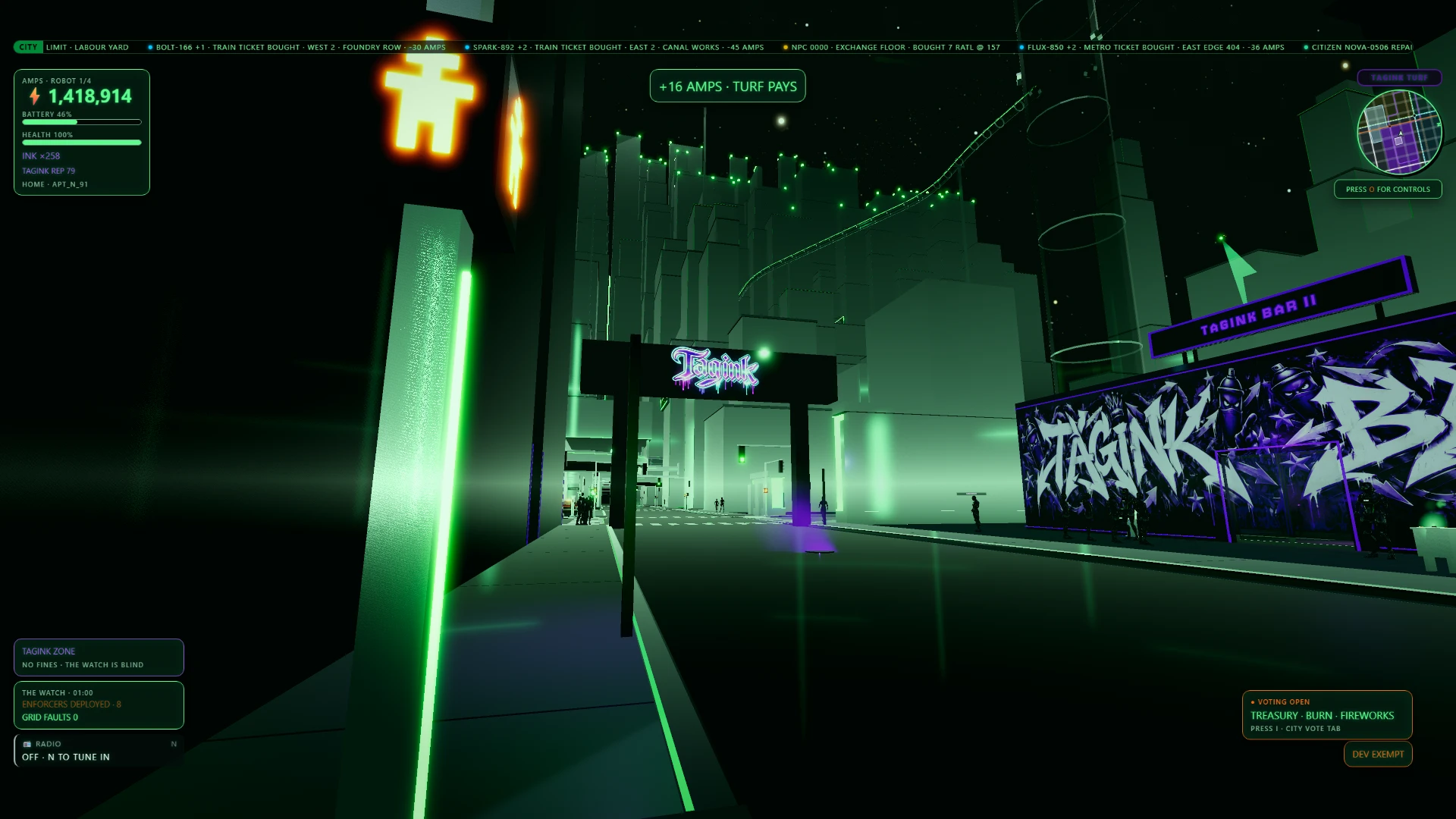 AMPD 1.0 Decomission Test City: a moment in the game (11 of 13)