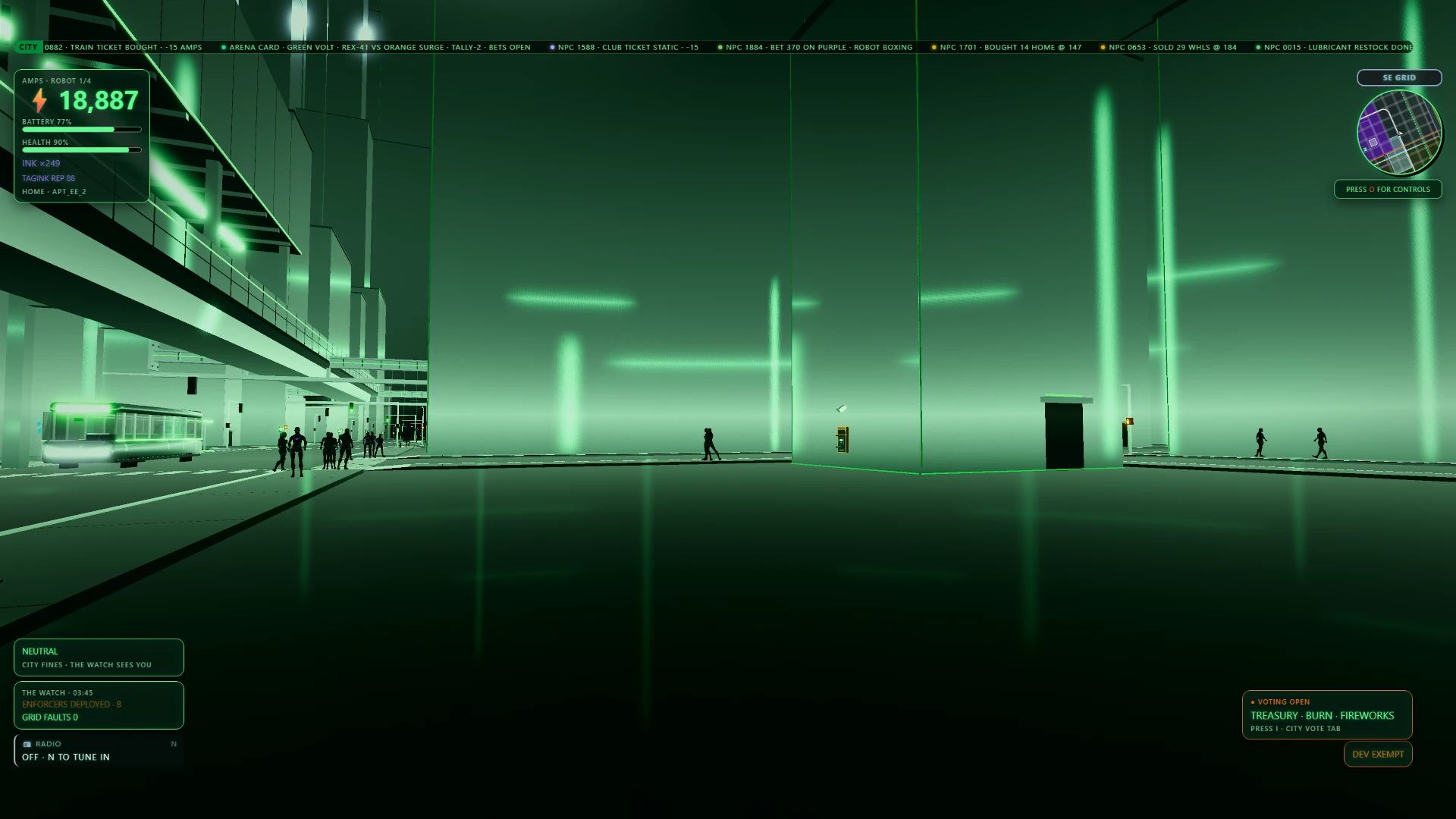 AMPD 1.0 Decomission Test City: a moment in the game (7 of 13)