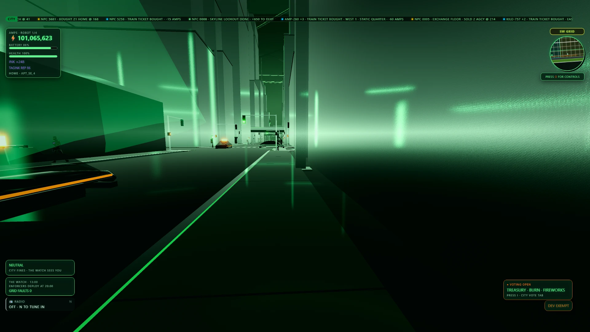 AMPD 1.0 Decomission Test City: a moment in the game (9 of 13)