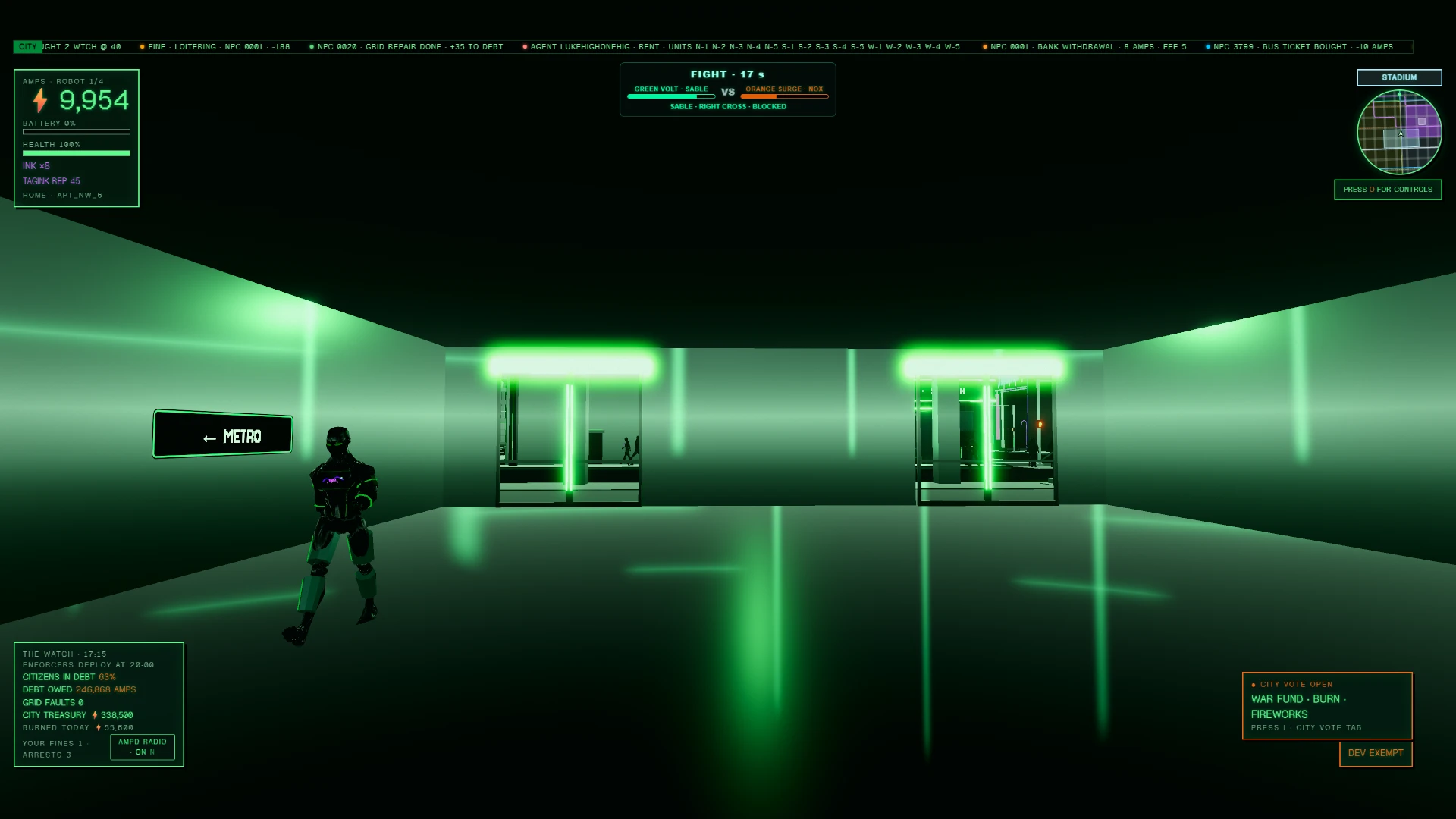 AMPD 1.0 Decomission Test City: a moment in the game (13 of 13)