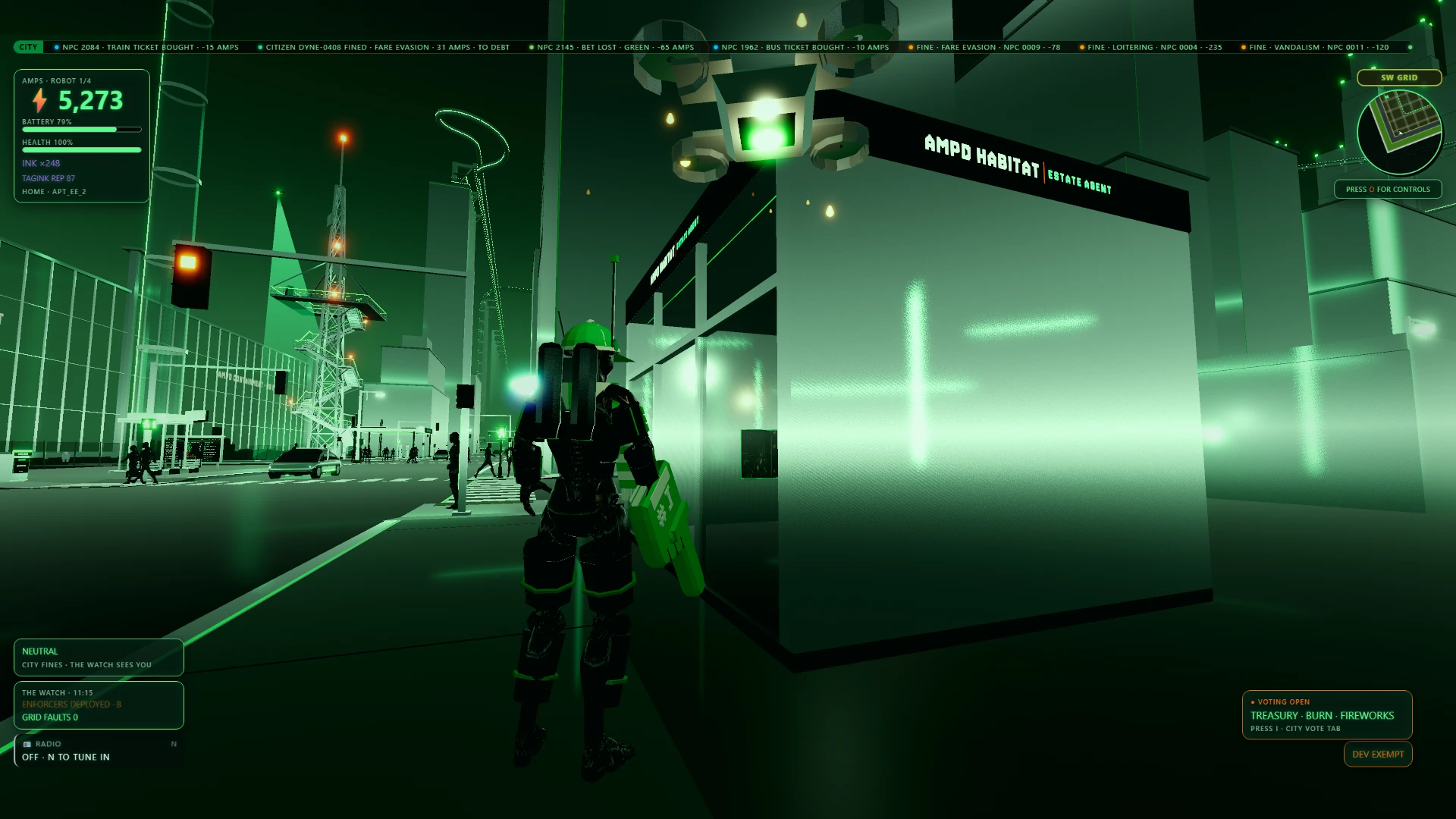 AMPD 1.0 Decomission Test City: a moment in the game (8 of 13)