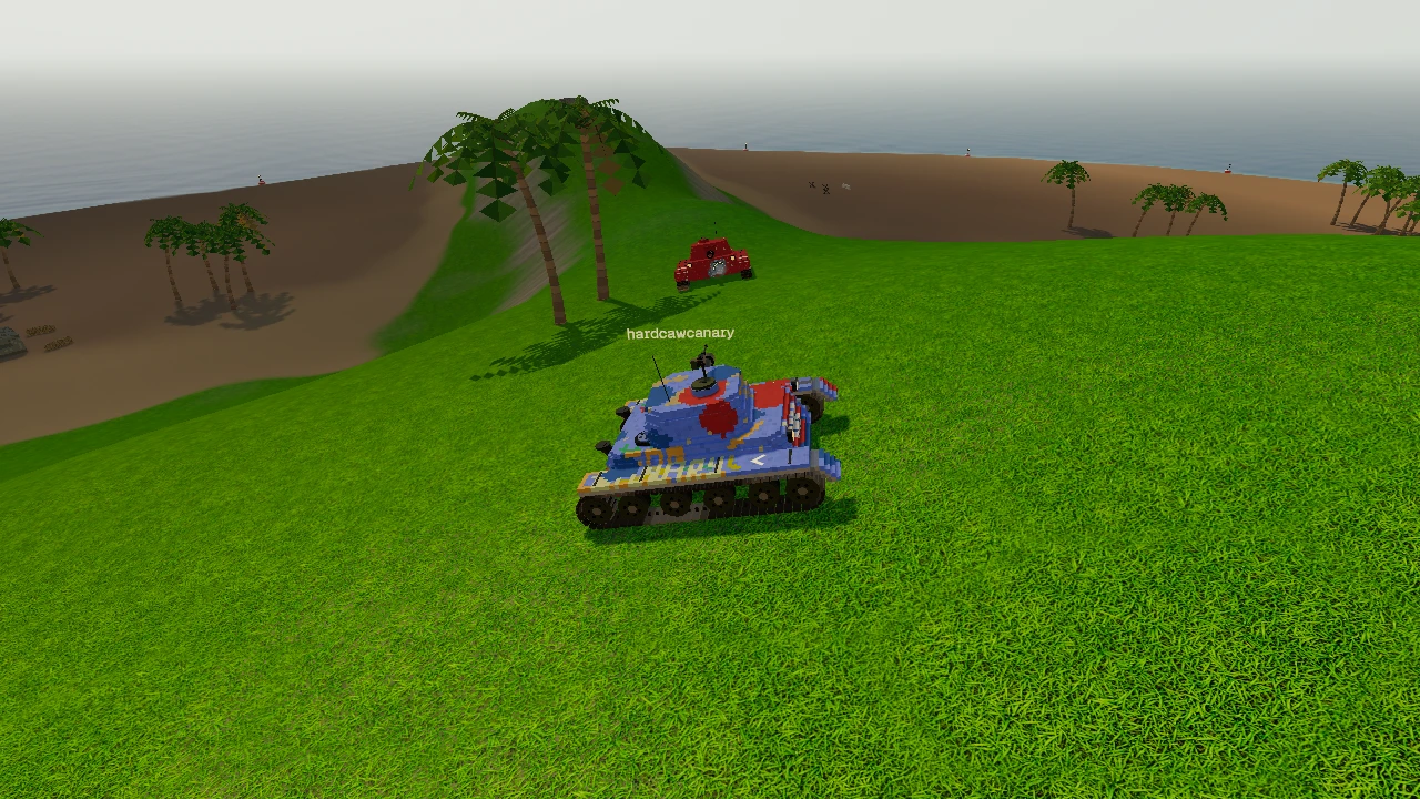 Tank Caldera: a moment in the game (1 of 8)