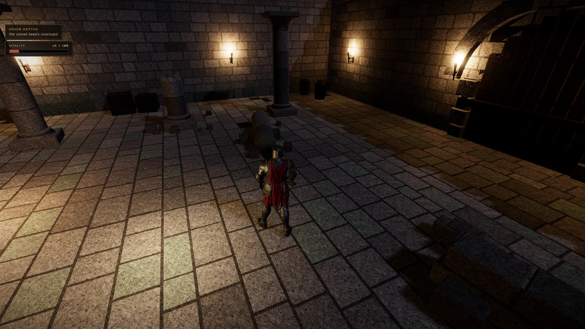 Ashen Depths: a moment in the game (1 of 1)